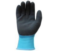 Gant polyester sans coutures avec double enduction latex T.9